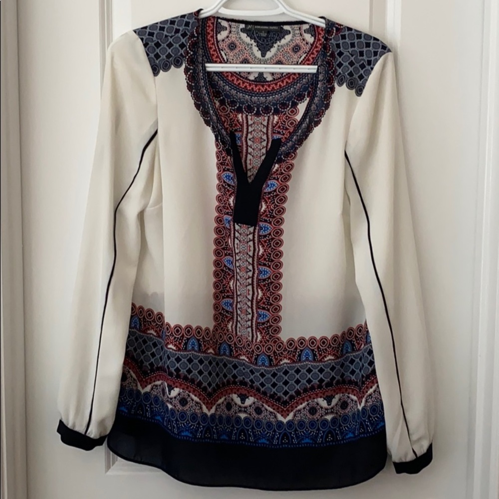 Adrianna papell blouse size small